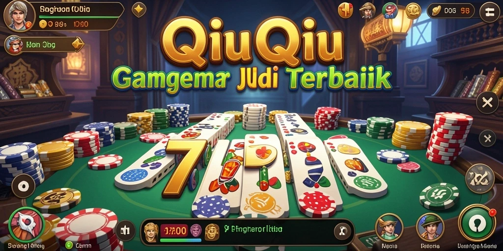 Tampilan gameplay QiuQiu yang menarik dan interaktif.