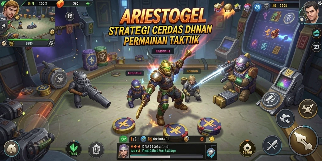 Tampilan gameplay yang menantang dari ARIESTOGEL.