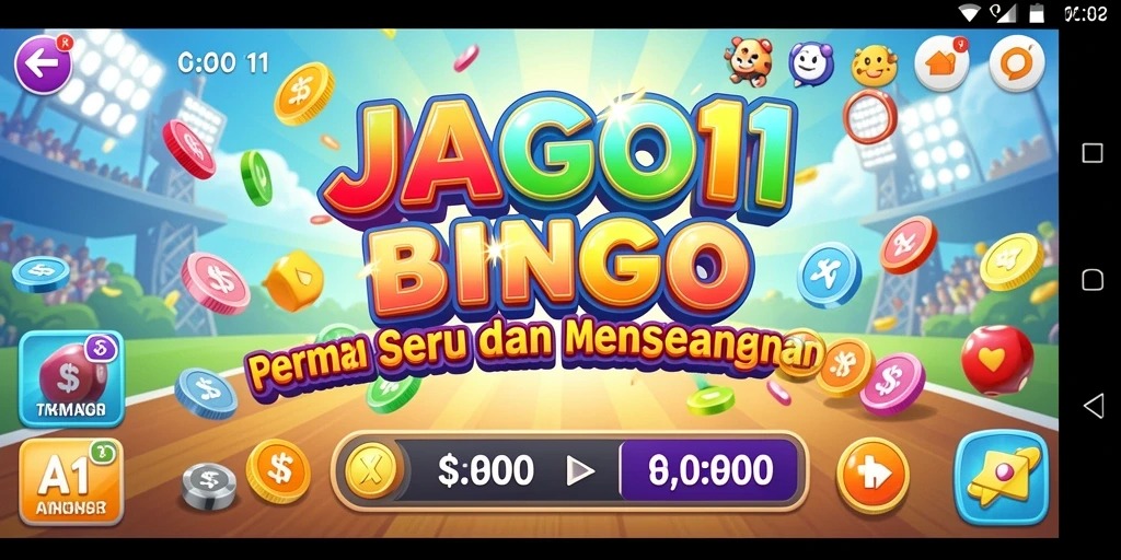 Tampilan gameplay Bingo JAGO11 yang menarik dan interaktif.