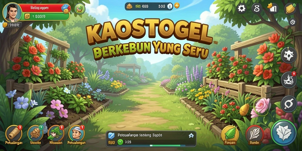 Gameplay seru dengan berkebun dan merawat hewan ternak.