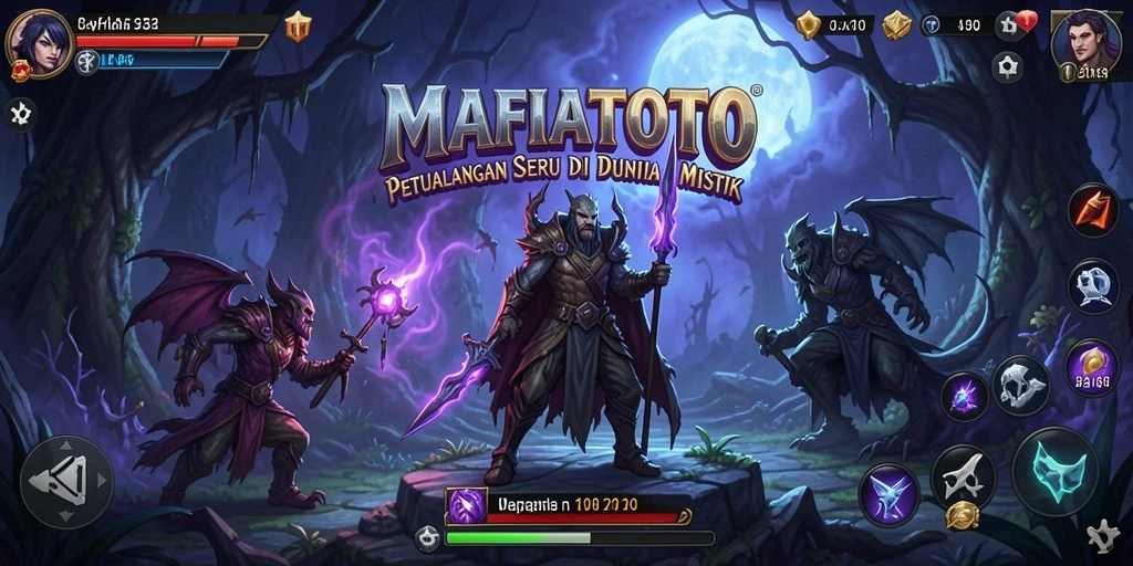 Screenshot MAFIATOTO yang menunjukkan gameplay petualangan yang menarik.