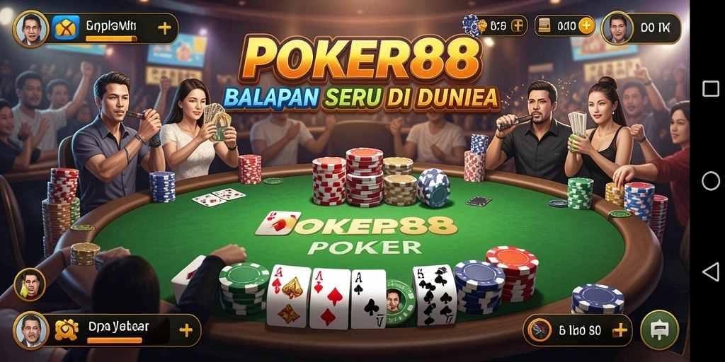 Tampilan seru balapan di POKER88 dengan mobil cepat dan lintasan menantang.