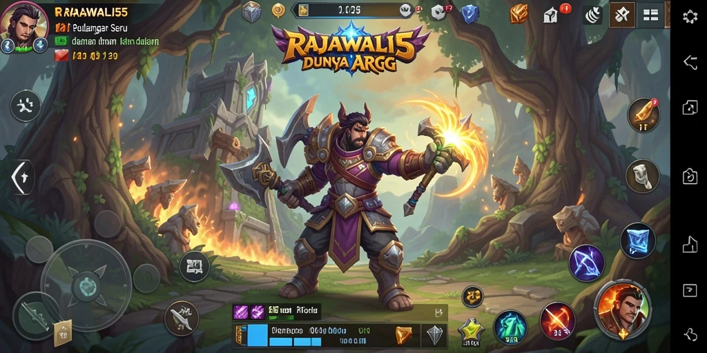 Tampilan gameplay RAJAWALI55 yang menakjubkan dan penuh aksi.