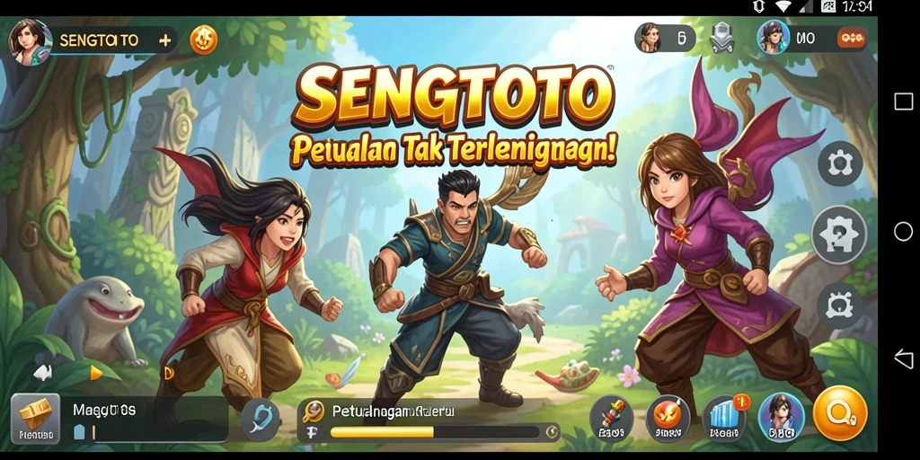 Screenshot menunjukkan gameplay SENGTOTO yang mendebarkan dan penuh petualangan.