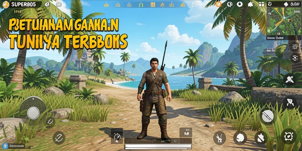 Tampilan gameplay <strong>SUPER805</strong> yang memukau dengan dunia terbuka yang luas.