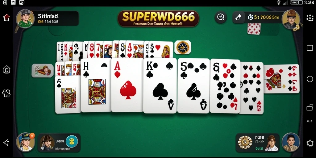 Screenshot gameplay DOMINO yang seru dan interaktif di SUPERWD666.