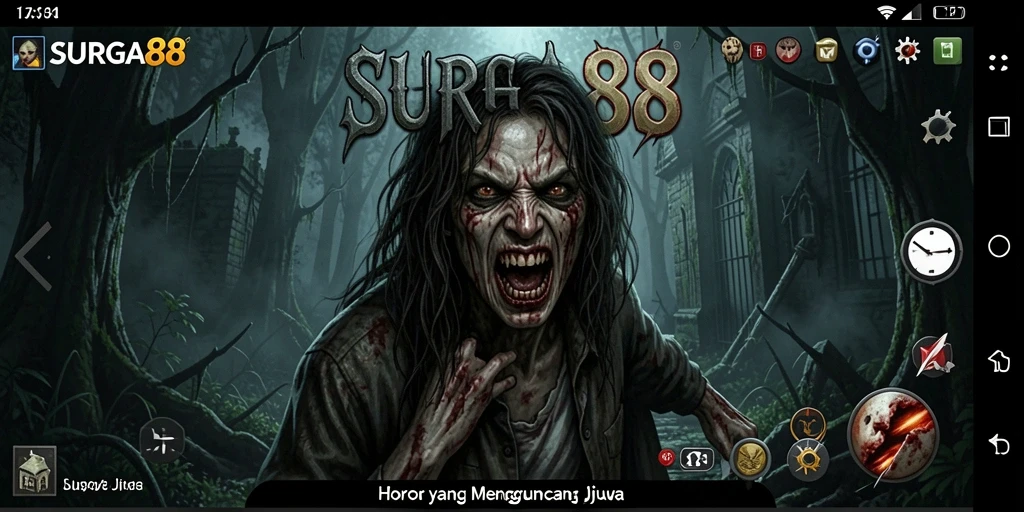 Tangkapan layar SURGA88 menampilkan gameplay yang mencekam dan menegangkan.